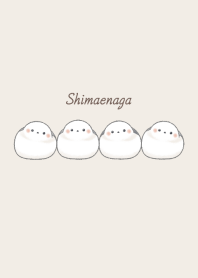 もちもちシマエナガ -ブラウン-