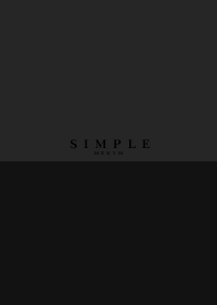 SIMPLE ICON -MATTE BLACK-