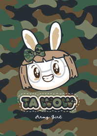 Ta-Wow Rabbit Army Green Blue
