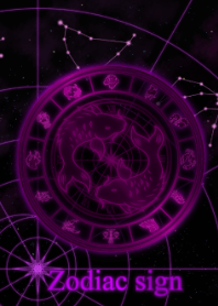 Pisces Star Chart Purple 2 2022