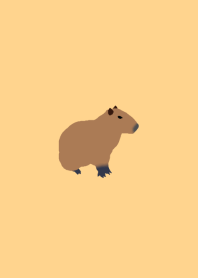 theme of a capybara