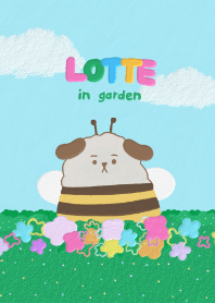 Lotte in garden