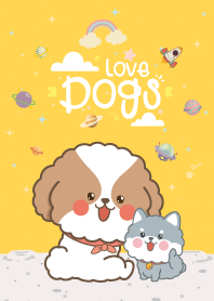 Dog Mini Galaxy Yellow