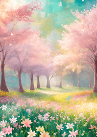 Beautiful real scenery(Spring-643)