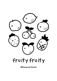 beaverlunar : fruity / black white