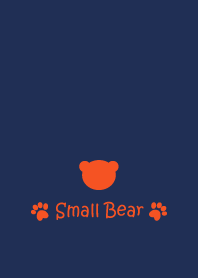 Small Bear *Navy+Orange*