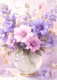 Beautiful flowers in a vase