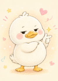 Momo the cool duck
