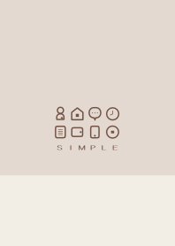 SIMPLE(beige brown)V.1029b