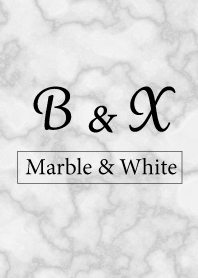 B&X-Marble&White-Initial