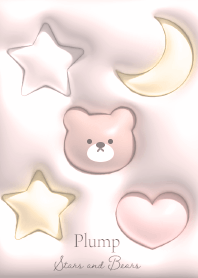 babypink Fluffy stars and bears 09_1