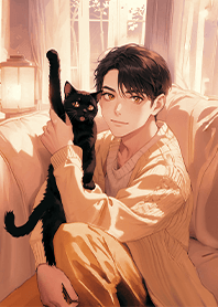 Cat-Eyed Man and Black Cat 1.2