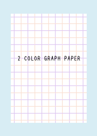 2 COLOR GRAPH PAPER-PK&PUR-LIGHT BL-YEL