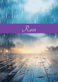 Rainy Road on purple
