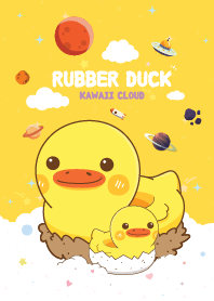 เป็ดยาง สายไหม สีเหลือง