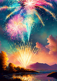 Beautiful Fireworks Theme#476