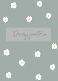 daisy_pattern #green beige