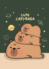 Capybara Space : Mid Night Green!