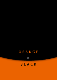 orange and black