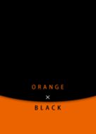 orange and black