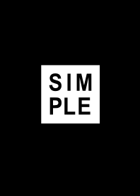 シンプルシール(ブラック ホワイト)