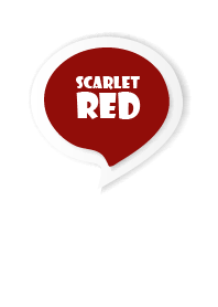 Scarlet Red Button In White V.3 (JP)