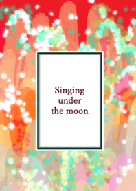 Singing under the moon 04#illustration