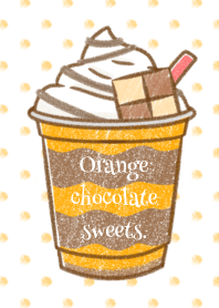 Orange chocolate sweets.