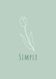 Simple Tulip - Pistacio Green J