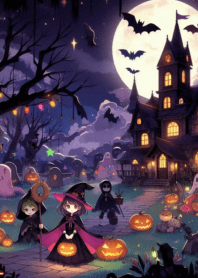 Happy halloween day night. No.2