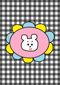 Love Bear (black check)