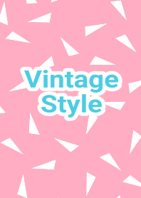 Vintage style ~pink & light blue~