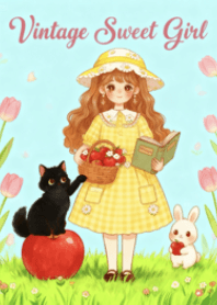 Vintage Sweet Girl