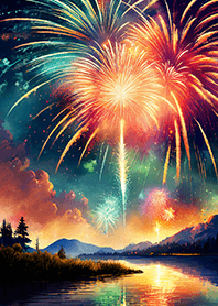 Beautiful Fireworks Theme#224