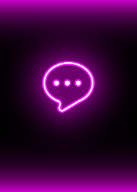 neon simple icon : black pink