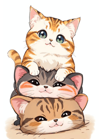 แมวน่ารักแบบ Q XaE4o