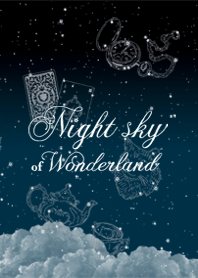 Night sky of wonderland