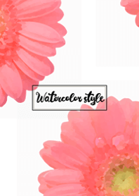 Watercolor style Theme 14