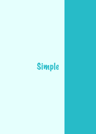 The Simple Teal No.1-01