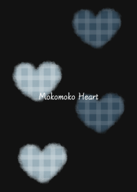 Mokomoko Heart -blue black- Nordic 2*