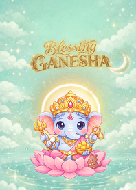 Ganesha Path to Success (Emerald)