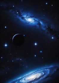 Mountain, Sea, and Moonlit Night B1F6B4