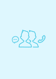 Simple LINE light blue