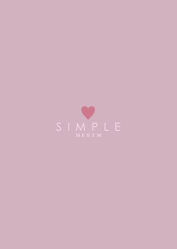 DUSKY-PINK SIMPLE HEART 22