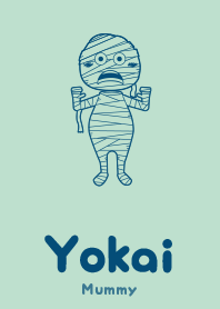 Yokai mummy Opal green