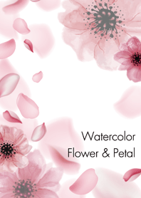 Watercolor Flower & Petal