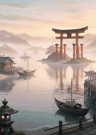 stampAI-Japanese landscap-QZAWrj