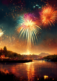 Beautiful Fireworks Theme#438