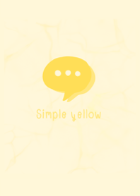 Simple yellow: marble