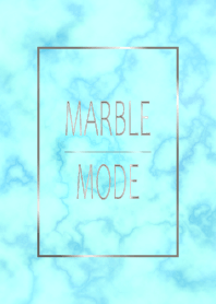 Mode marmer: aqua blue
